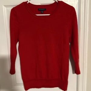 Banana Republic red merino wool cardigan size medium